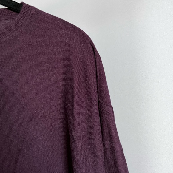 Dark Purple Thin Sweater - Picture 2 of 4